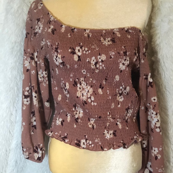 205 Collins NWT Dusty Rose Flowered Top Size XL - Picture 3 of 8